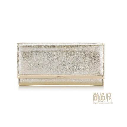 正品jimmy choo周仰杰2016新款女包时尚长款真皮手拿包 MILLAGLE