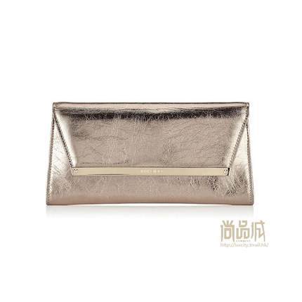 正品jimmy choo周仰杰2016新款女包时尚口盖真皮手拿包MARGOTMKQ