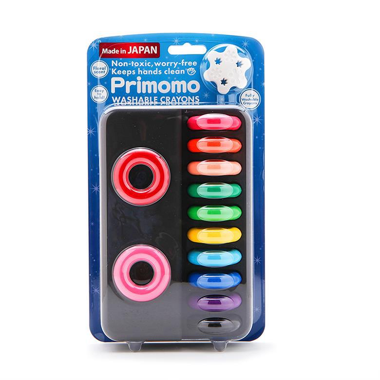 日本进口儿童蜡笔-Privee Primomo 儿童蜡笔 环形 12色