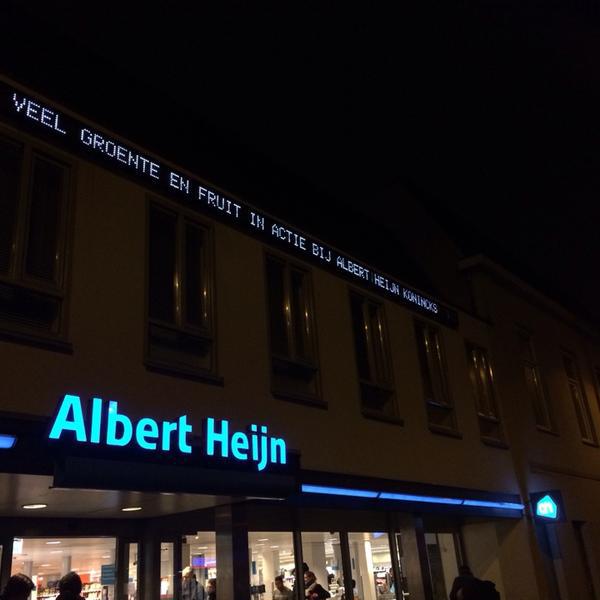 Photo taken at Albert Heijn by Brieuc-Yves (Mellouki) C. on 2/28/2014