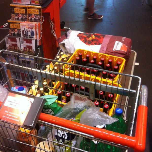 Photo taken at Colruyt by Jonas V. on 7/18/2014