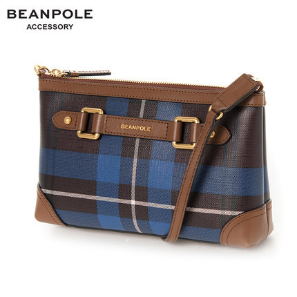 韩国三星BEANPOLEACC滨波 2015新款女时尚休闲格纹迷你斜挎包