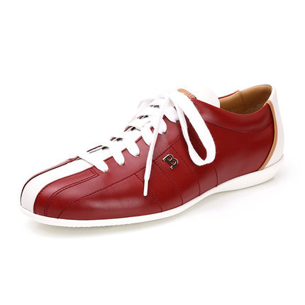 Bally/巴利正品男式休闲鞋 圆头系带牛皮商务低帮靴真皮运动鞋
