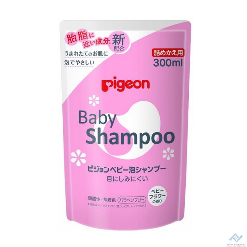 【新佰朋】贝亲 儿童洗发水(0个月)350ml瓶装 新生儿泡沫洗发水 补充装