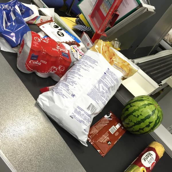 Photo taken at S-market Wiklund Herkku by Line R. on 5/22/2015