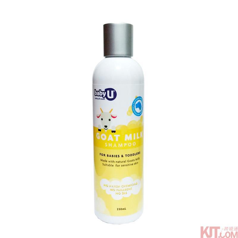 澳大利亚进口山羊奶洗发水-Baby U宝贝优 婴幼儿专用天然山羊奶洗发水 敏感肌肤适用 澳大利亚进口山羊奶洗发水-Baby U宝贝优 婴幼儿专用天然山羊奶洗发水 敏感肌肤适用