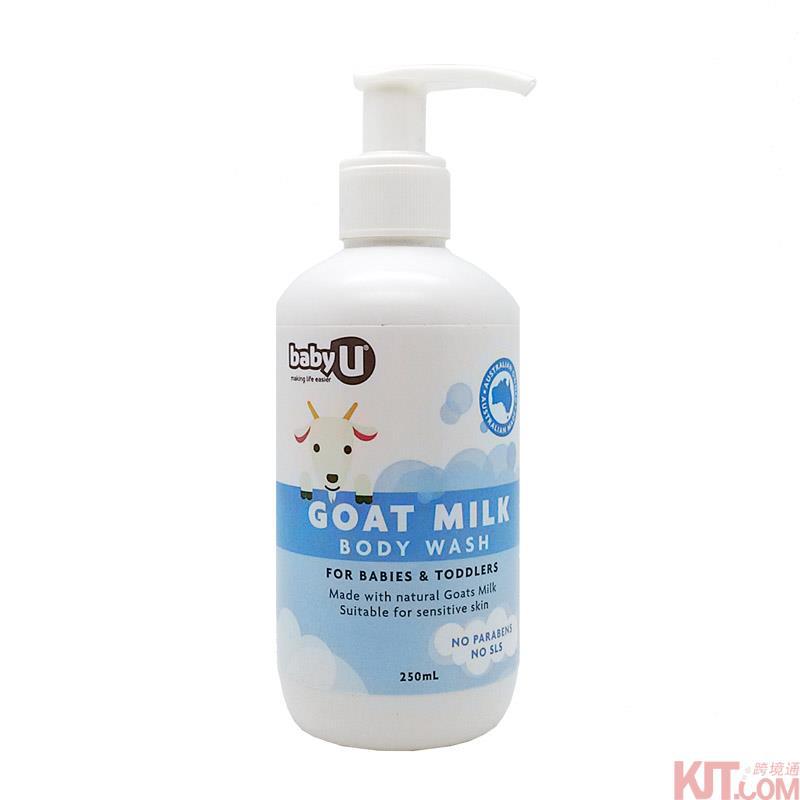 澳大利亚进口山羊奶沐浴露-Baby U宝贝优 婴幼儿专用天然山羊奶沐浴露 敏感肌肤适用 澳大利亚进口山羊奶沐浴露-Baby U宝贝优 婴幼儿专用天然山羊奶沐浴露 敏感肌肤适用
