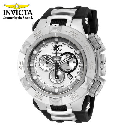 INVICTA瑞士男士高端运动石英手表 蓝宝石防水橡胶带海外正品