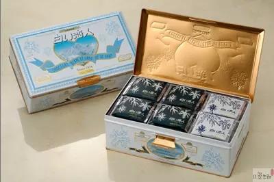 日本进口饼干-白色恋人巧克力饼干54枚混合装