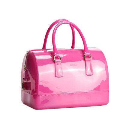 Furla/芙拉女包 果冻包2016新款女式玫红波士顿手提包包KLFX6440 Furla/芙拉女包 果冻包2016新款女式玫红波士顿手提包包KLFX6440