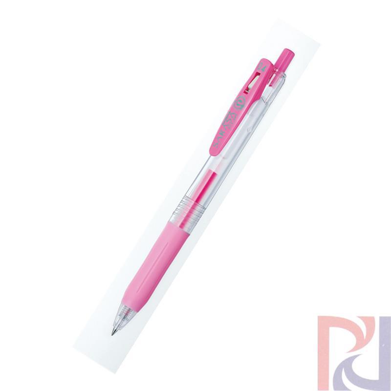 日本原装 斑马Zebra SARASA CLIP多彩中性笔JJS15/0.4mm 浅粉色(粉红色)