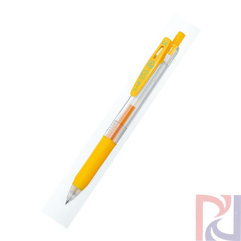 日本原装 斑马Zebra SARASA CLIP多彩中性笔JJS15/0.4mm 黄色(黄色)
