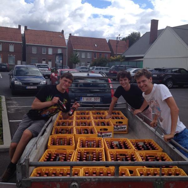 Photo taken at Colruyt by Matthias B. on 8/9/2013