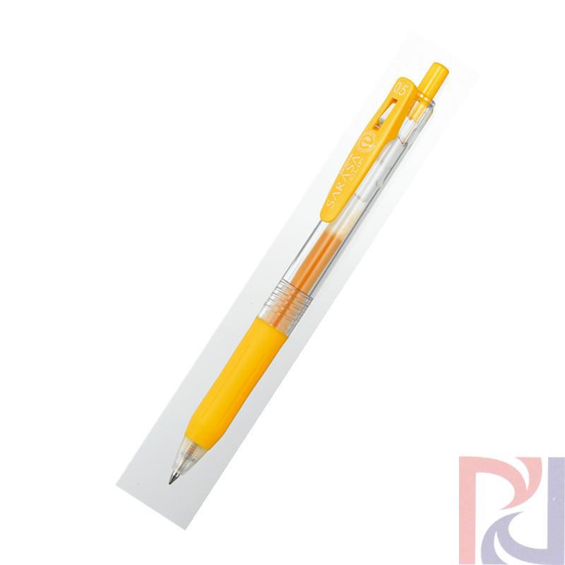 日本原装 斑马Zebra SARASA CLIP多彩中性笔JJ15/0.5mm 黄色(黄色)