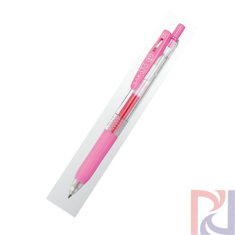 日本原装 斑马Zebra SARASA CLIP多彩中性笔JJ15/0.5mm 浅粉色(粉色)