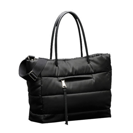 Prada普拉达黑色尼龙棉质夹层女士手提斜挎包BR5067 Prada普拉达黑色尼龙棉质夹层女士手提斜挎包BR5067