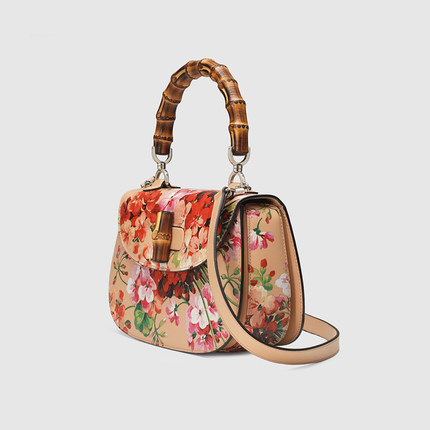 Gucci/古奇gucci女包15新款花卉印花单肩手提包409398 CWB1N 5770 Gucci/古奇gucci女包15新款花卉印花单肩手提包409398 CWB1N 5770