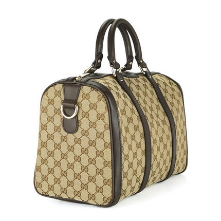 正品 GUCCI 古驰时尚G印花拼色手提斜挎包包 247205-F4CMG