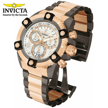 INVICTA 男士高端商务石英手表 防水蓝宝石不锈钢带海外(重复)