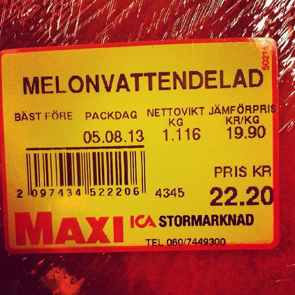 Photo taken at Ica Maxi Birsta by Fredrik T. on 8/5/2013