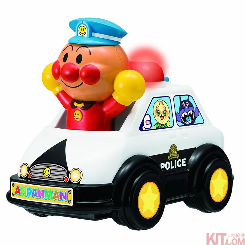 日本进口玩具警车-Agatsuma 面包超人 会说话的警车
