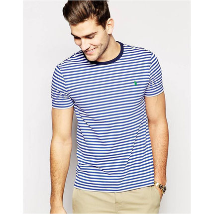 16新款夏季Polo Ralph Lauren拉夫劳伦男装圆领条纹短袖T恤小马标 16新款夏季Polo Ralph Lauren拉夫劳伦男装圆领条纹短袖T恤小马标