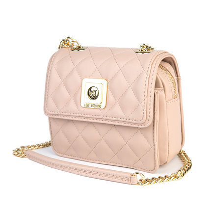 Moschino/奧莉佛女包秋款 金属菱格链条单肩包包小号JC4110PP00KA Moschino/奧莉佛女包秋款 金属菱格链条单肩包包小号JC4110PP00KA