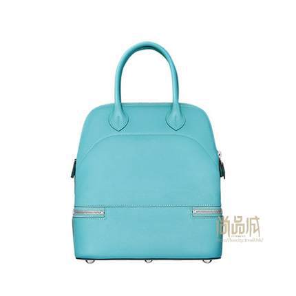 正品Hermes爱马仕2016新款女士时尚真皮双拉链手提包H070388CK3Z