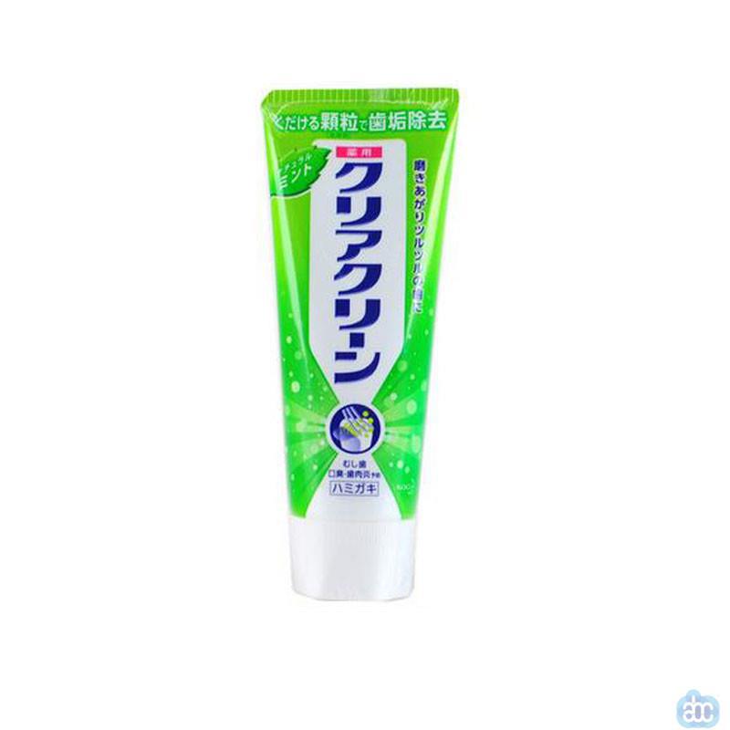 KAO花王牙膏ClearClean(原味薄荷) 颗粒研磨去齿垢 日本进口花王