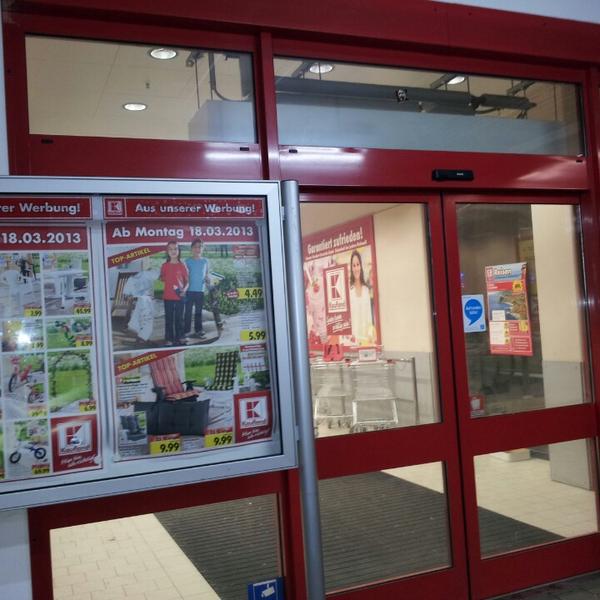 Photo taken at Kaufland by Michael on 3/12/2013