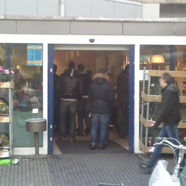 Photo taken at Albert Heijn by Jarno P. on 11/27/2011