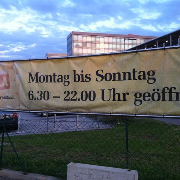 Photo taken at BILLA by Sarah on 8/9/2012