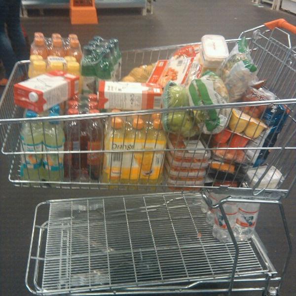 Photo taken at Colruyt by Steve D. on 2/6/2013