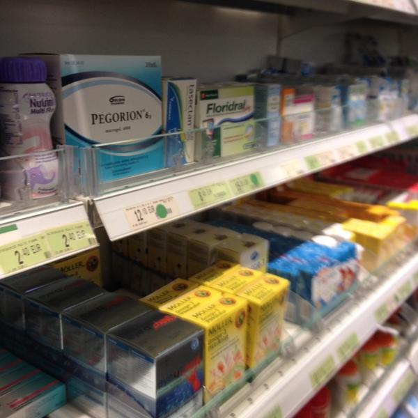 Photo taken at Yliopiston Apteekki by M P. on 4/13/2012