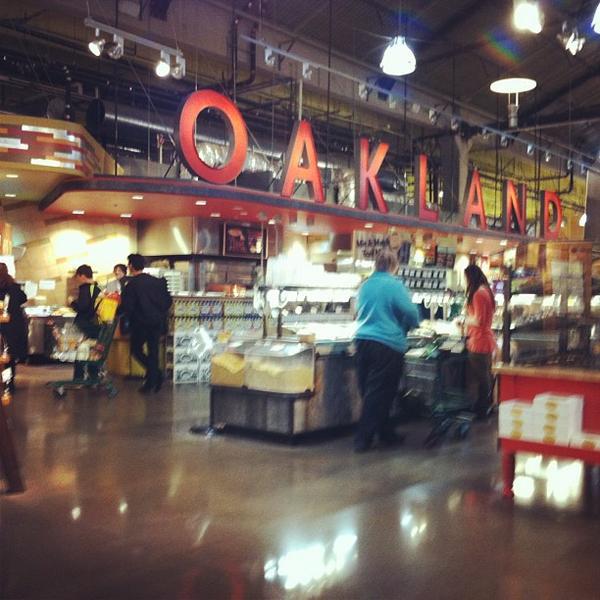 Photo taken at Whole Foods Market by Mark M. on 1/18/2013-美国加利福尼亚州奥克兰海湾广场230 Photo taken at Whole Foods Market by Mark M. on 1/18/2013