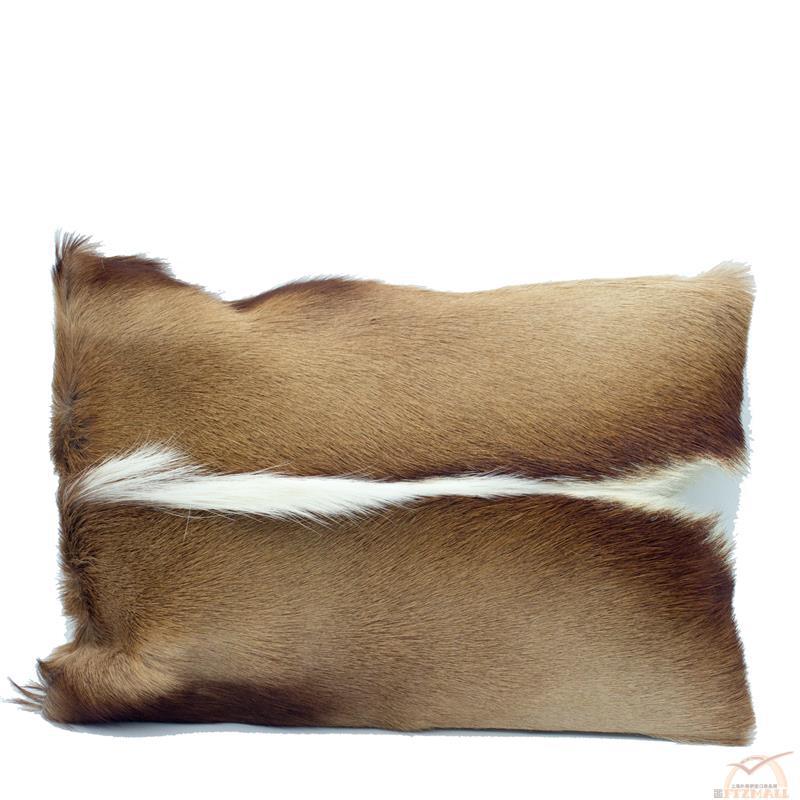 南非进口护腰靠垫-FSP 时尚 敏锐 星球 自然色跳羚靠垫 30*40(卡其色)