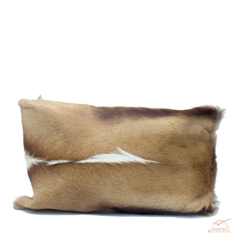 南非进口腰部靠垫-FSP 时尚 敏锐 星球 自然色跳羚靠垫(卡其色)