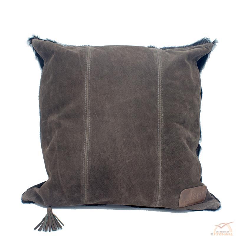 南非进口沙发靠垫-FSP 时尚 敏锐 星球 上色跳羚靠垫 45*45(卡其色)