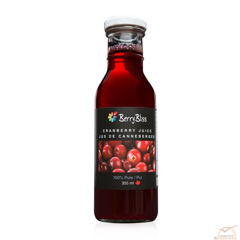 BerryBliss贝瑞布利斯 蔓越莓果汁 355ml/瓶