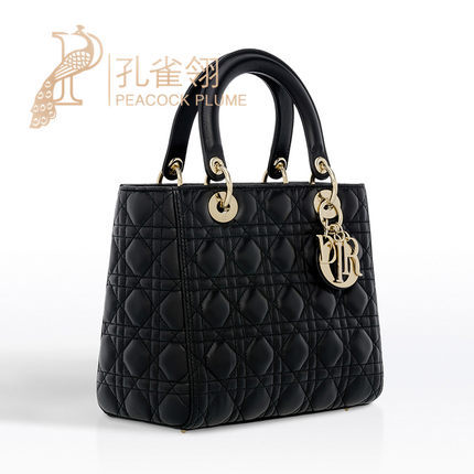 Dior迪奥dior女包16经典款五格藤格纹羊皮中号手提包CAL44550 N0 Dior迪奥dior女包16经典款五格藤格纹羊皮中号手提包CAL44550 N0