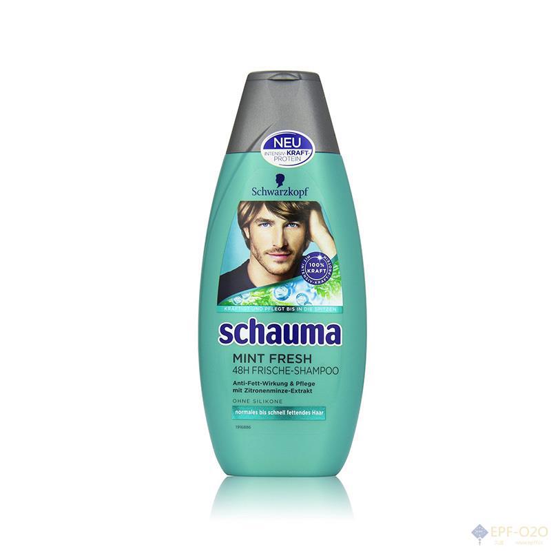 Schwarzkopf施华蔻 Schauma男士薄荷冰爽控油洗发水 Schwarzkopf施华蔻 Schauma男士薄荷冰爽控油洗发水