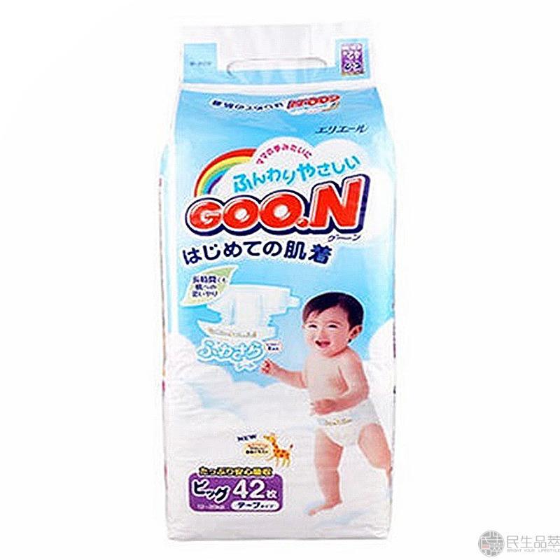 【民生品萃】GOO.N大王维E纸尿裤XL42片
