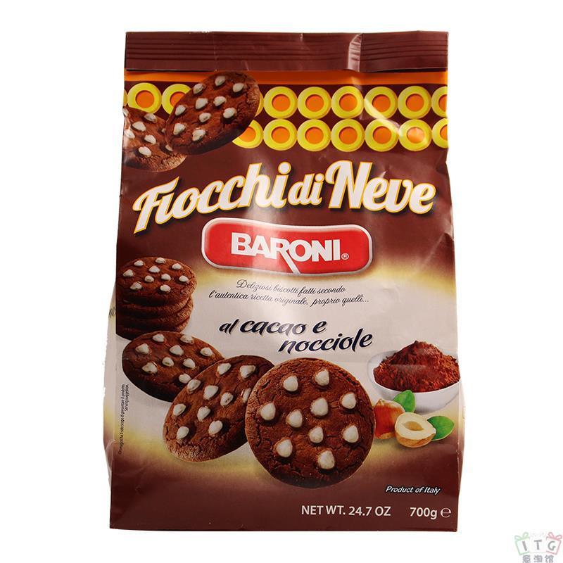 BARONI 可可榛子味曲奇饼干家庭共享装700克装