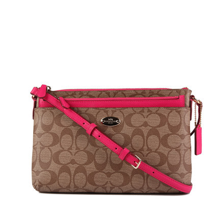 正品 COACH/蔻驰 2015春夏PVC单肩斜挎子母包 女包 52657 正品 COACH/蔻驰 2015春夏PVC单肩斜挎子母包 女包 52657