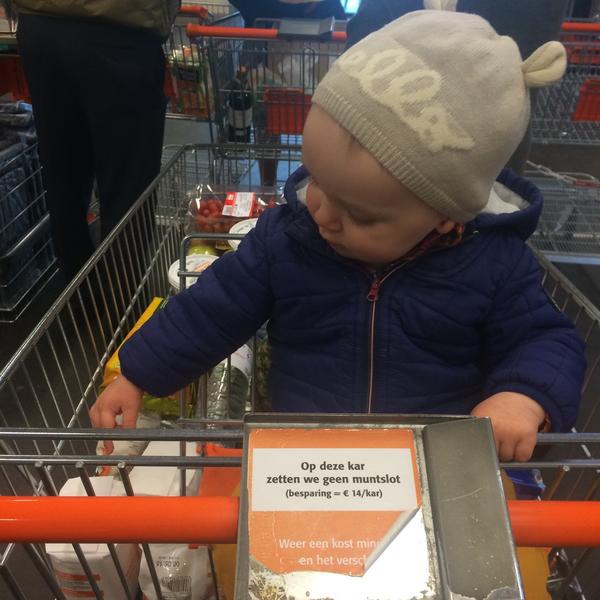 Photo taken at Colruyt by Leonie D. on 4/22/2015