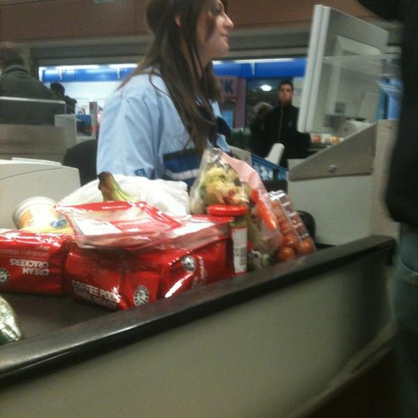 Photo taken at Albert Heijn by Timo B. on 3/4/2012