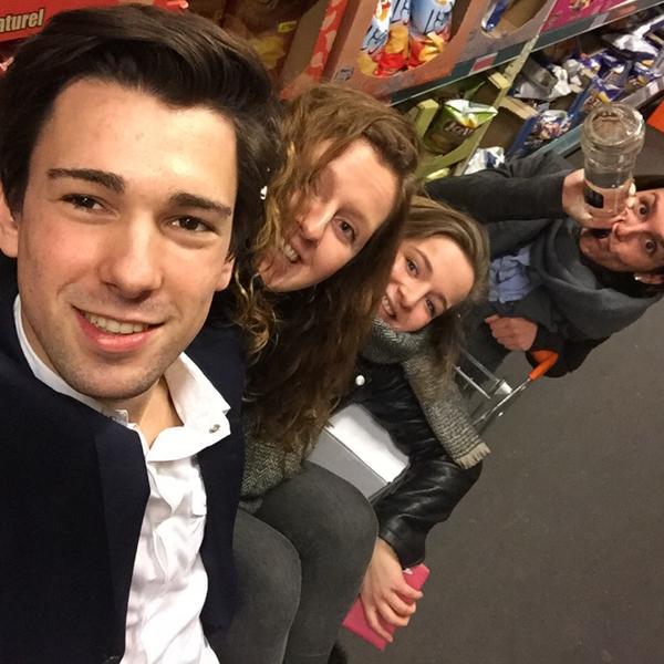 Photo taken at Colruyt by Joas V. on 1/21/2015