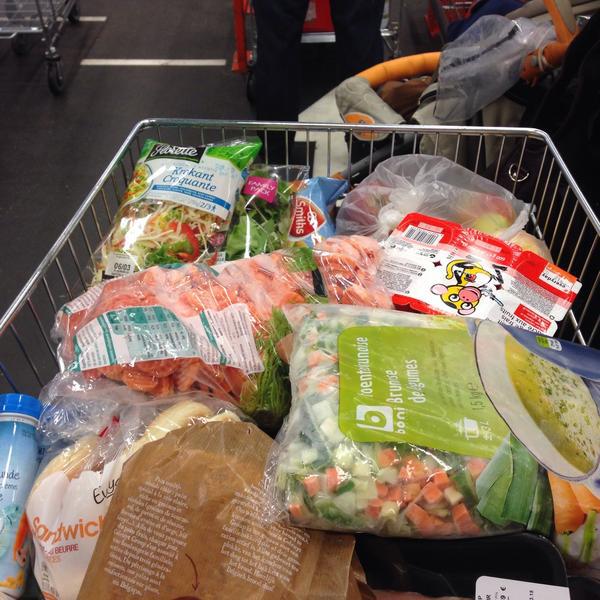 Photo taken at Colruyt by Justine P. on 3/2/2015