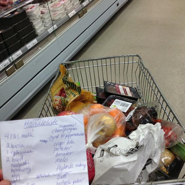 Photo taken at Rimi by Andreas G. on 12/21/2012