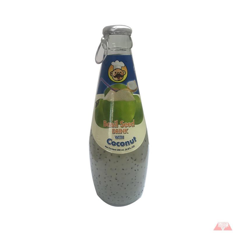 泰国进口罗勒种子饮料-香港名厨KITCHENER BRAND罗勒子饮料椰青味290ml 泰国进口罗勒种子饮料-香港名厨KITCHENER BRAND罗勒子饮料椰青味290ml